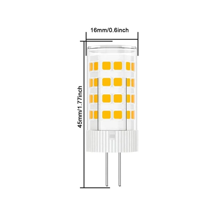 2 ampoules led g4 puissante blanc chaud 2700k | Designix -     - https://designix.fr/