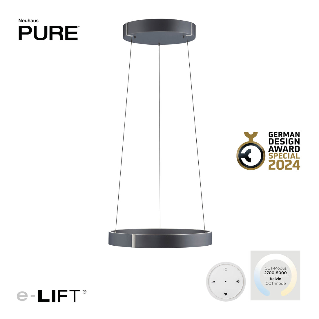 Suspension luminaire | Pure E-Clipse