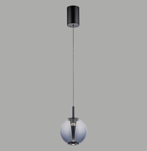 Suspension Pure Infinity grise, verre