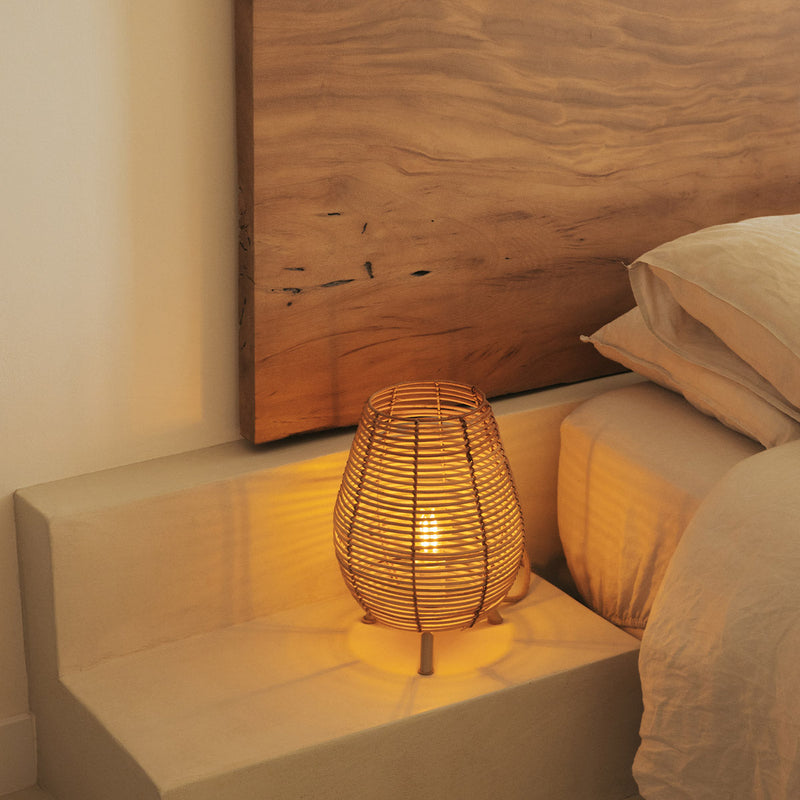Lampe à poser Bossa 30 en fibres naturelles