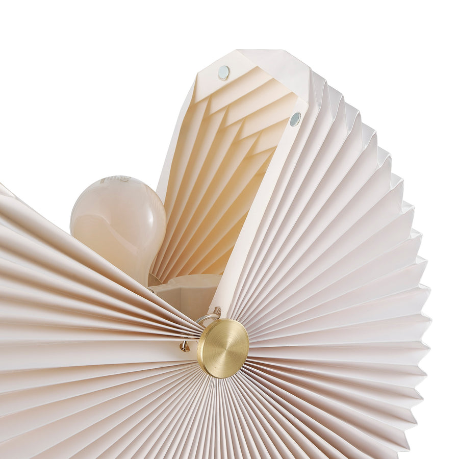 Plafonnier Belloy 40 blanc, papier
