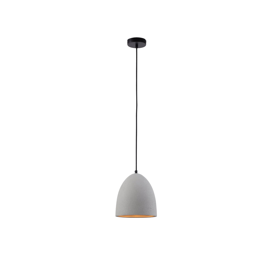 Suspension Eton grise et noire, béton
