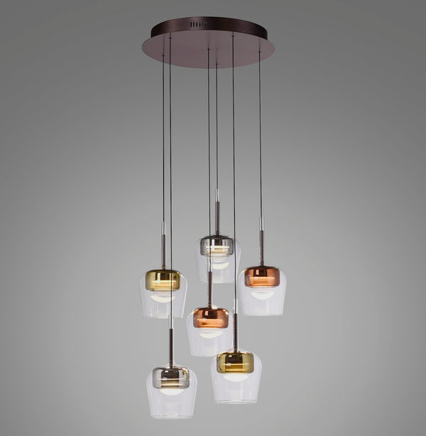 Suspension Q-Kon multicolore, verre (2744-70)