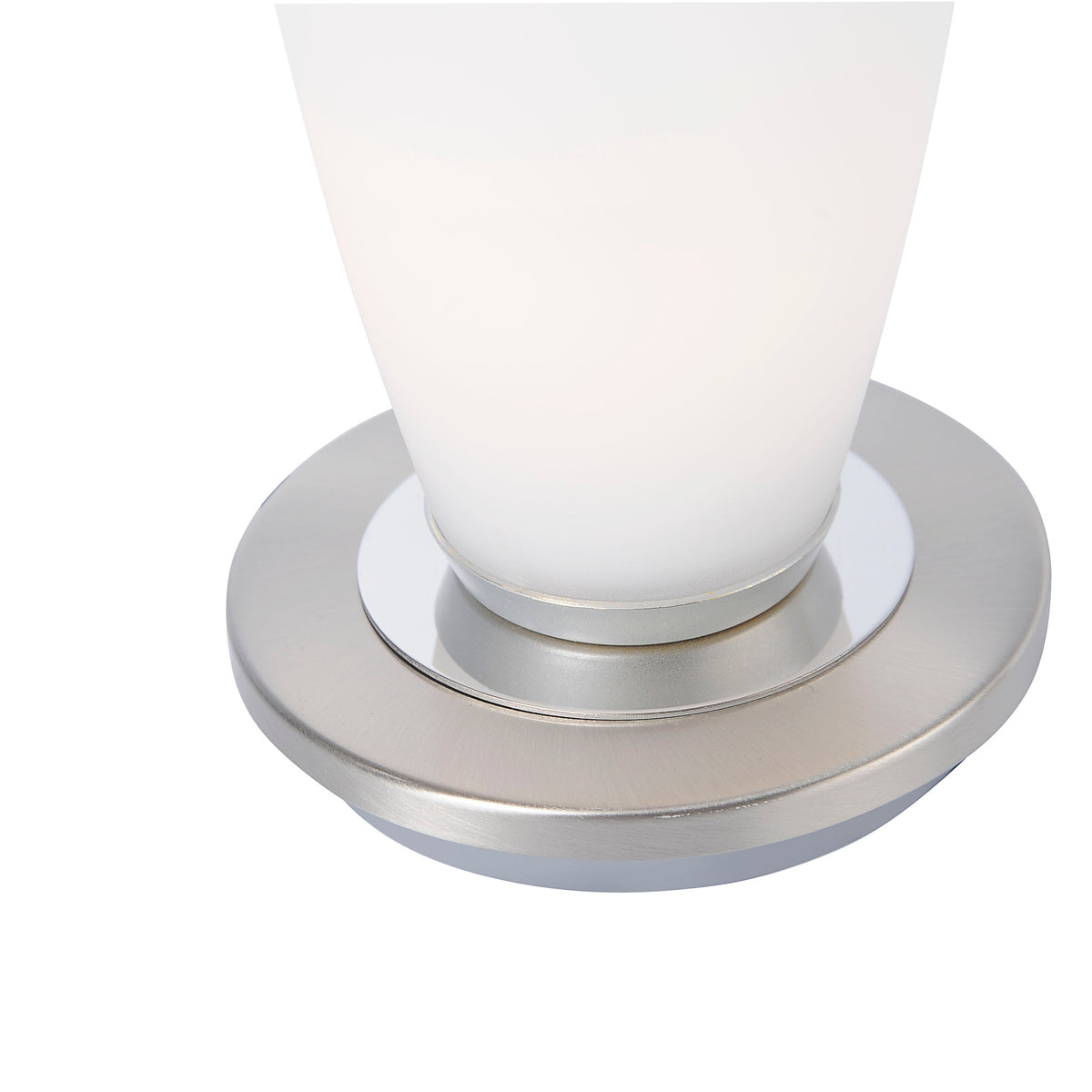 Lampe à poser Tyra acier, verre