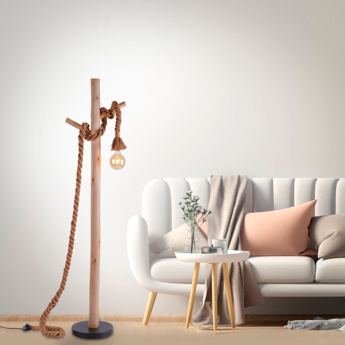 Lampadaire salon | Rope