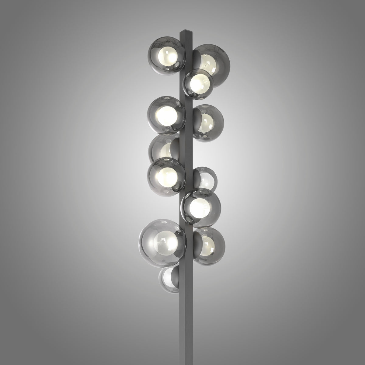 Lampadaire Pure gris