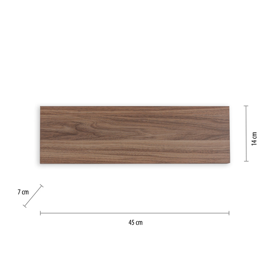 Applique murale Palma bois, L 7 cm