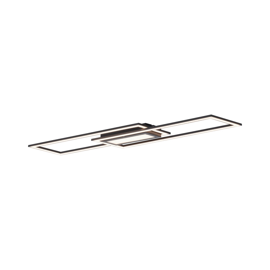 Plafonnier Asmin noir, L 17,9 cm
