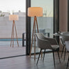 Lampadaire Chloe 140 à pieds bois