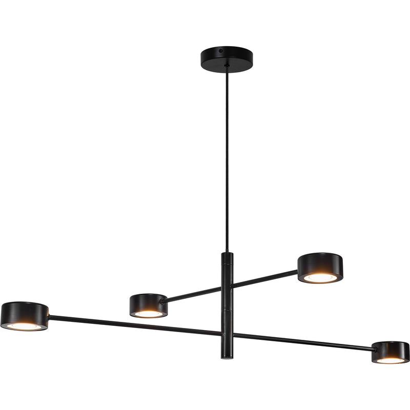 Suspension LED Clyde 4-Spot noire