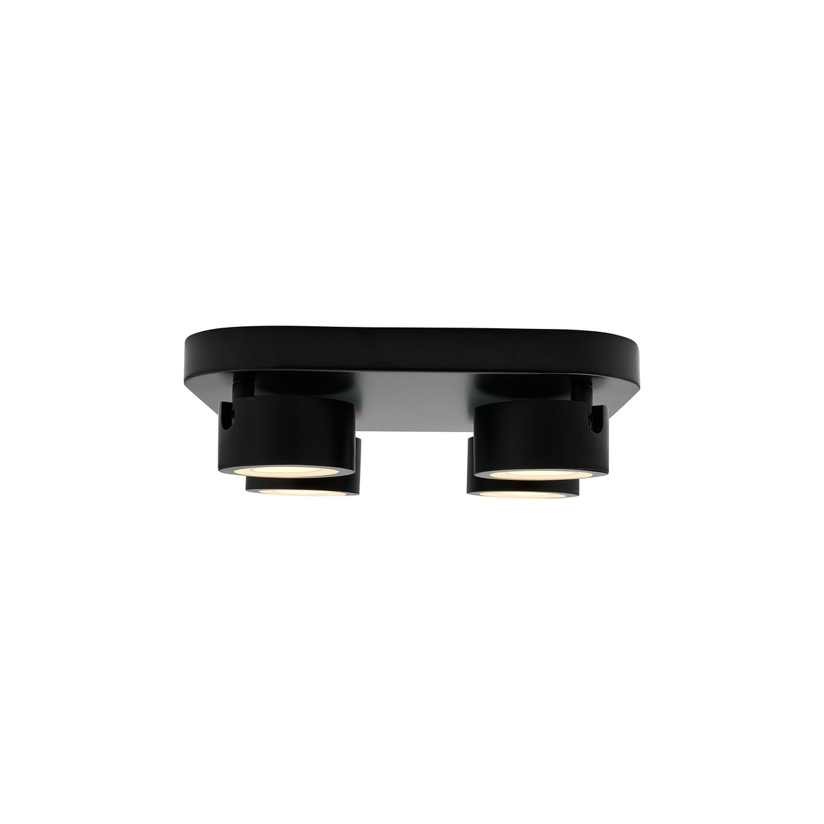 Plafonnier LED Clyde 4-Spot noir