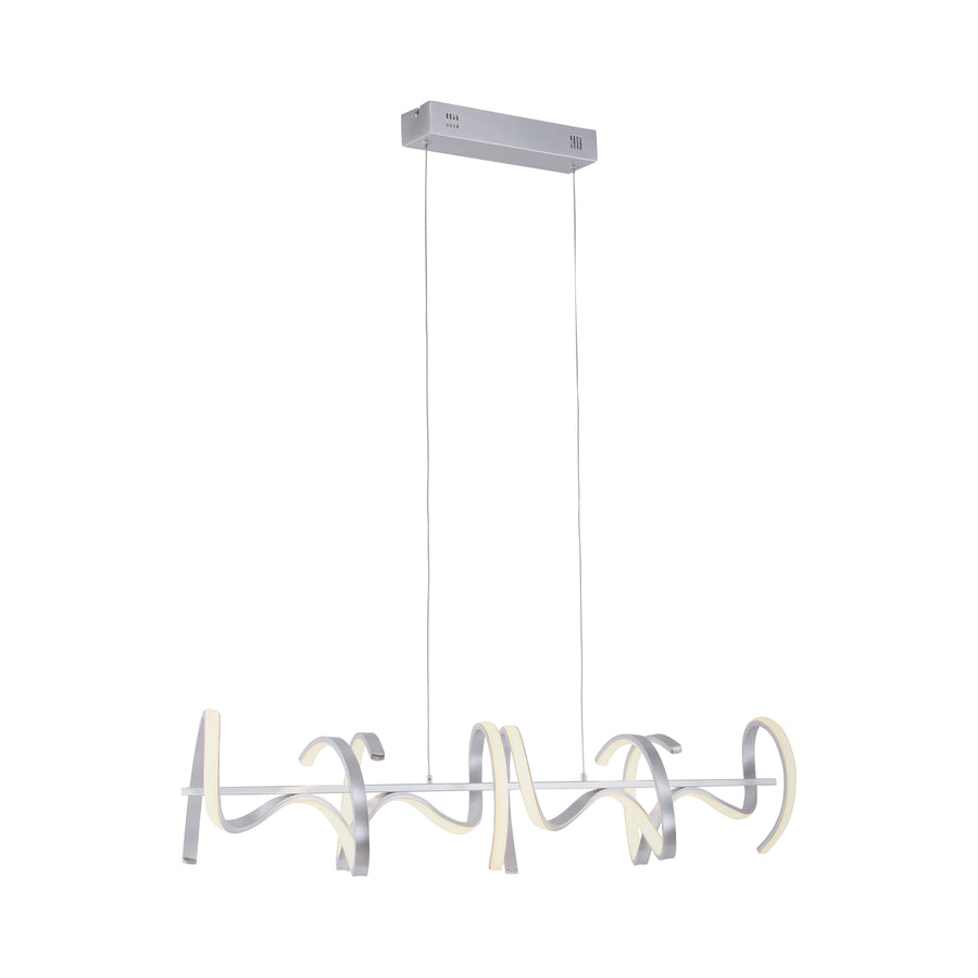 Suspension Curls argentée
