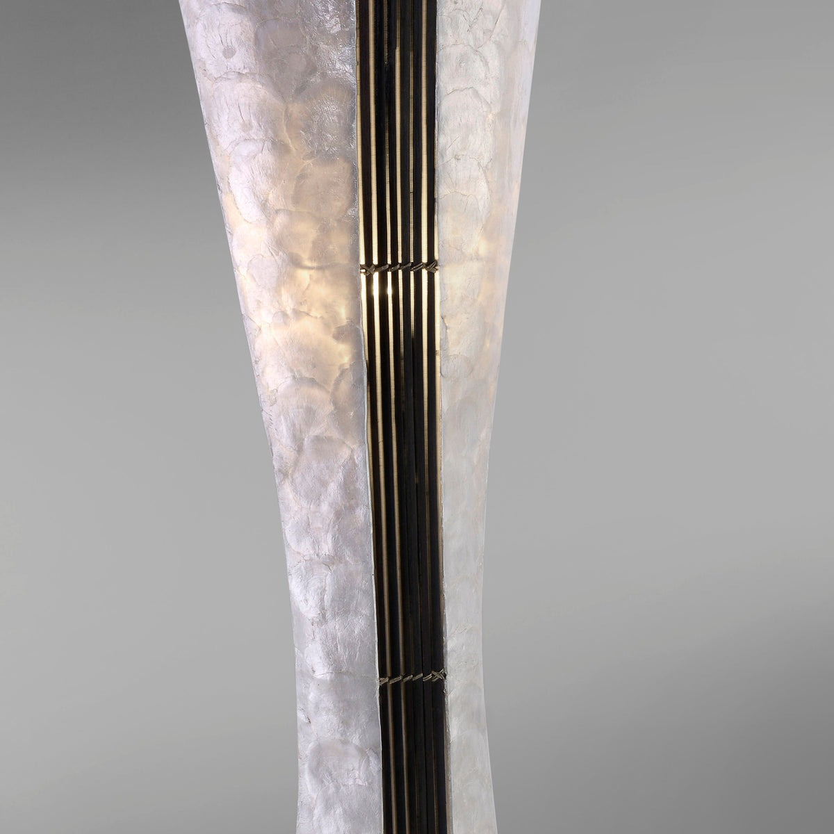 Lampadaire Abuja 2 lumières nacré