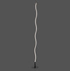 Lampadaire Wave noir