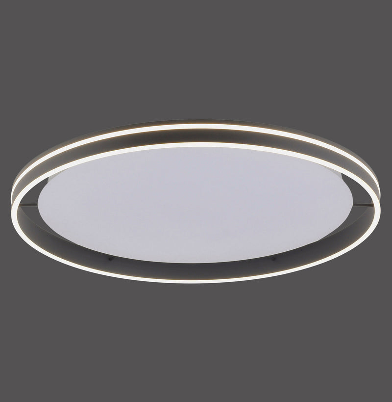 Plafonnier Q-Vito anthracite, L 79,4 cm