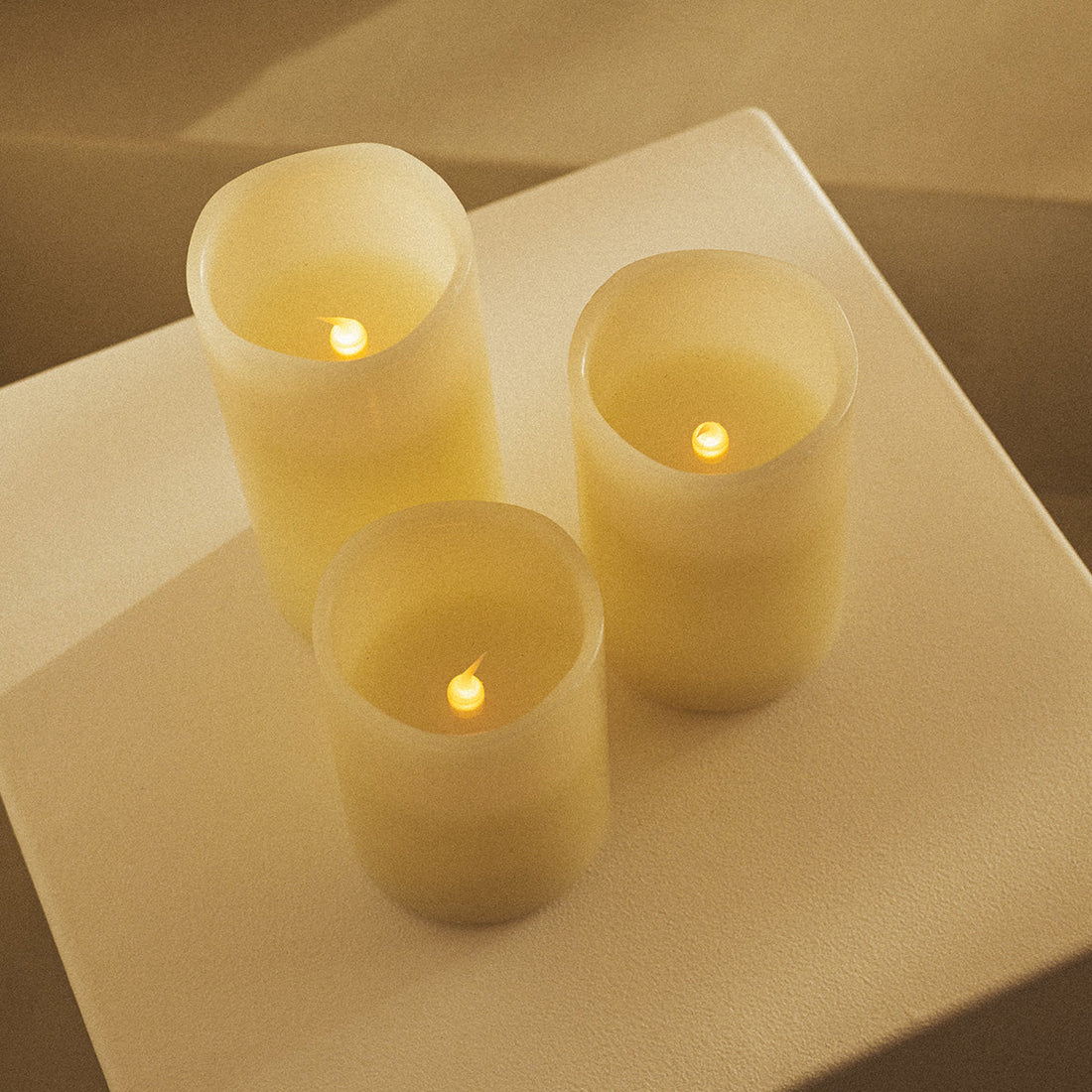 Lampes bougies Dolo, lot de 3 tailles