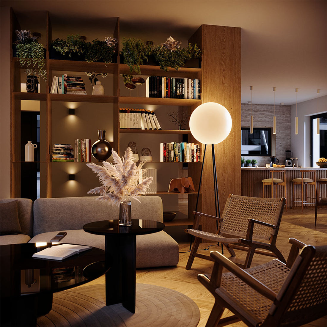 Lampadaire salon | Orb Tripod