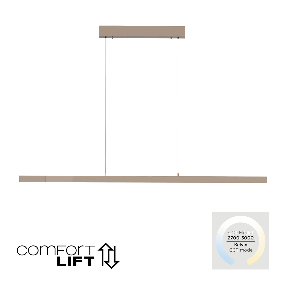Suspension Adriana Comfort Lift laiton