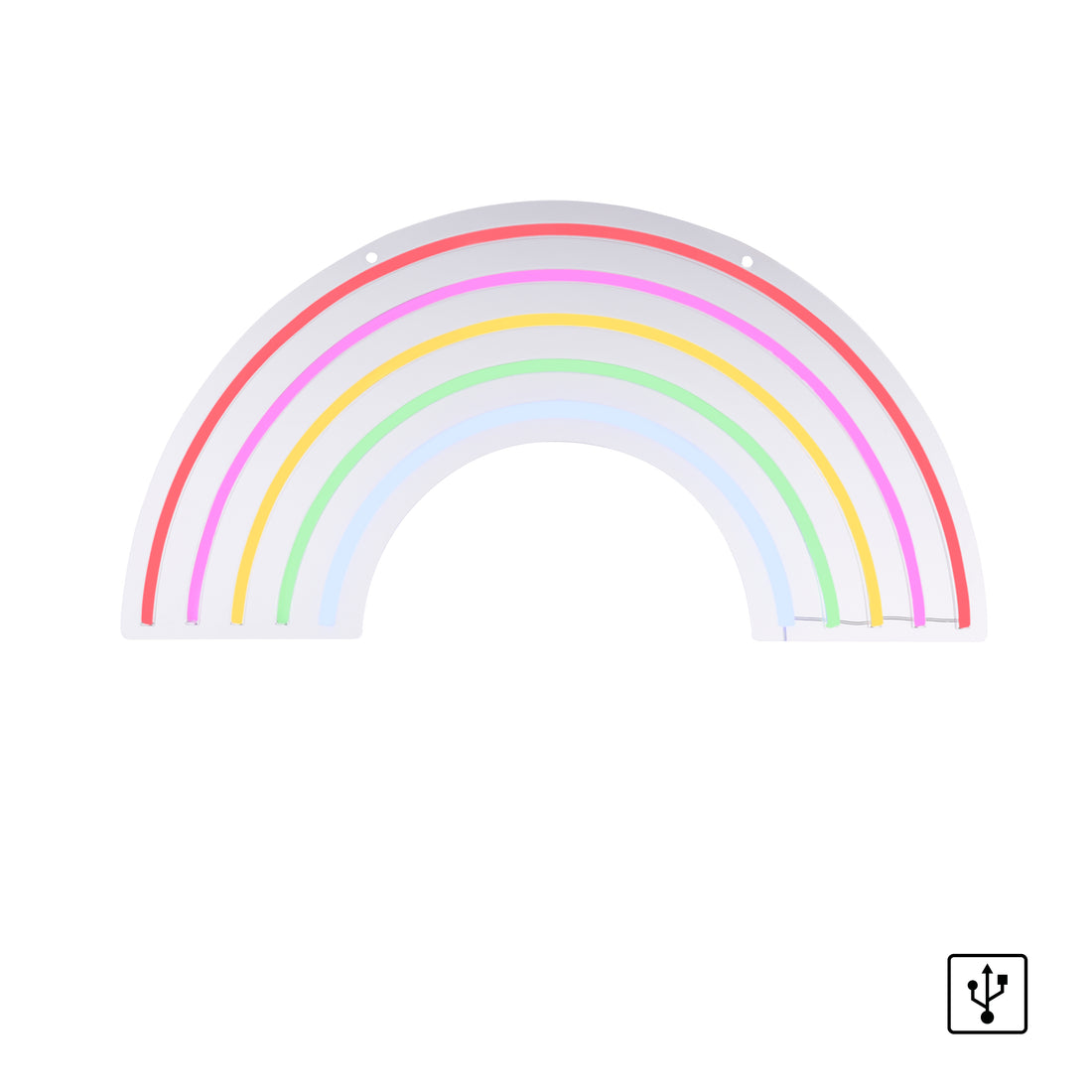 Applique murale Neon-Rainbow multicolore