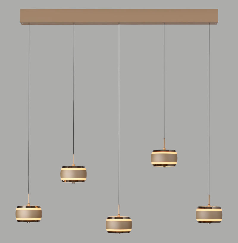 Suspension luminaire | Falling Rings Chromée