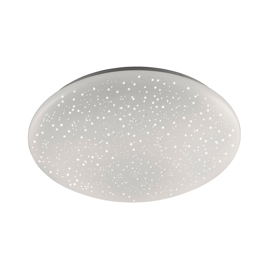 Plafonnier Skyler blanc, L 39 cm