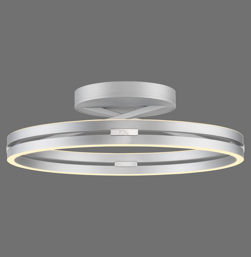 Plafonnier Pure Loop aluminium