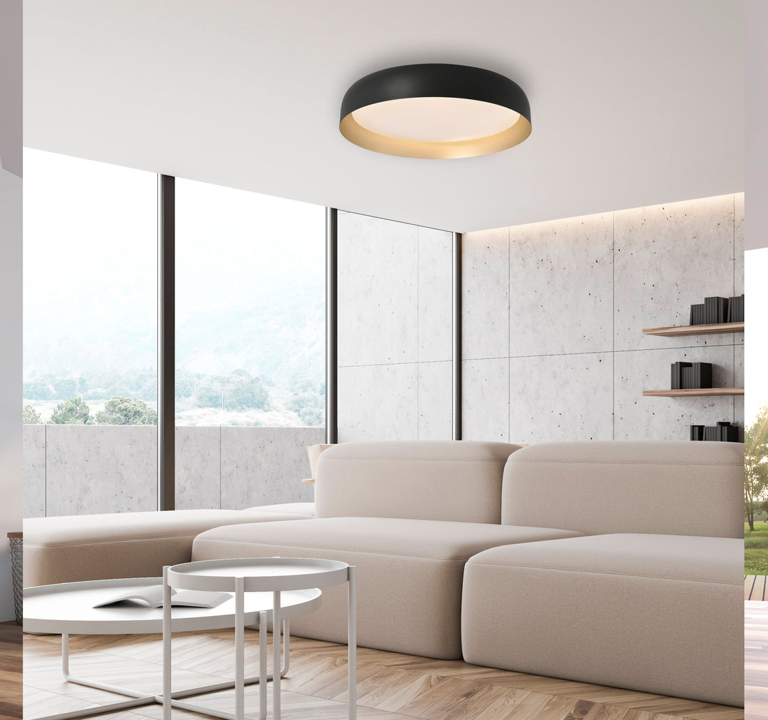 Plafonnier LED | Osko Noir