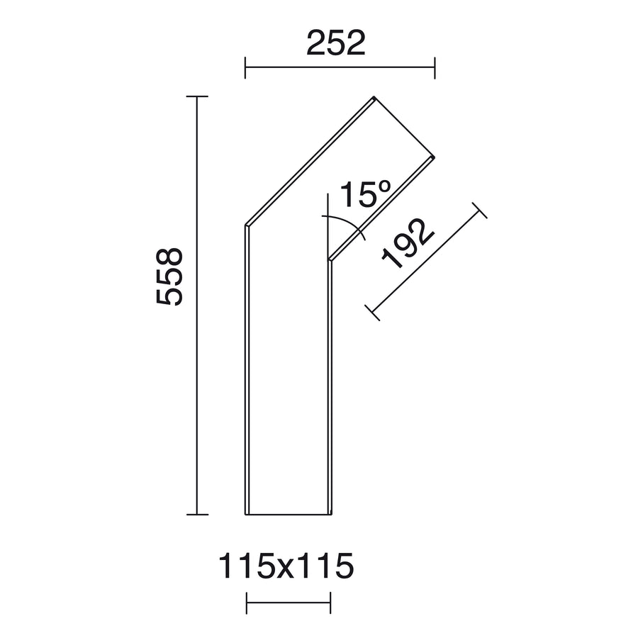 Borne extérieure Clina IP55, 2700 K
