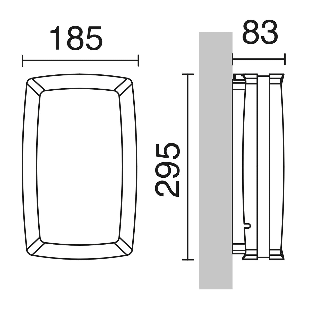 Applique extérieure Kira 2 lumières IP54