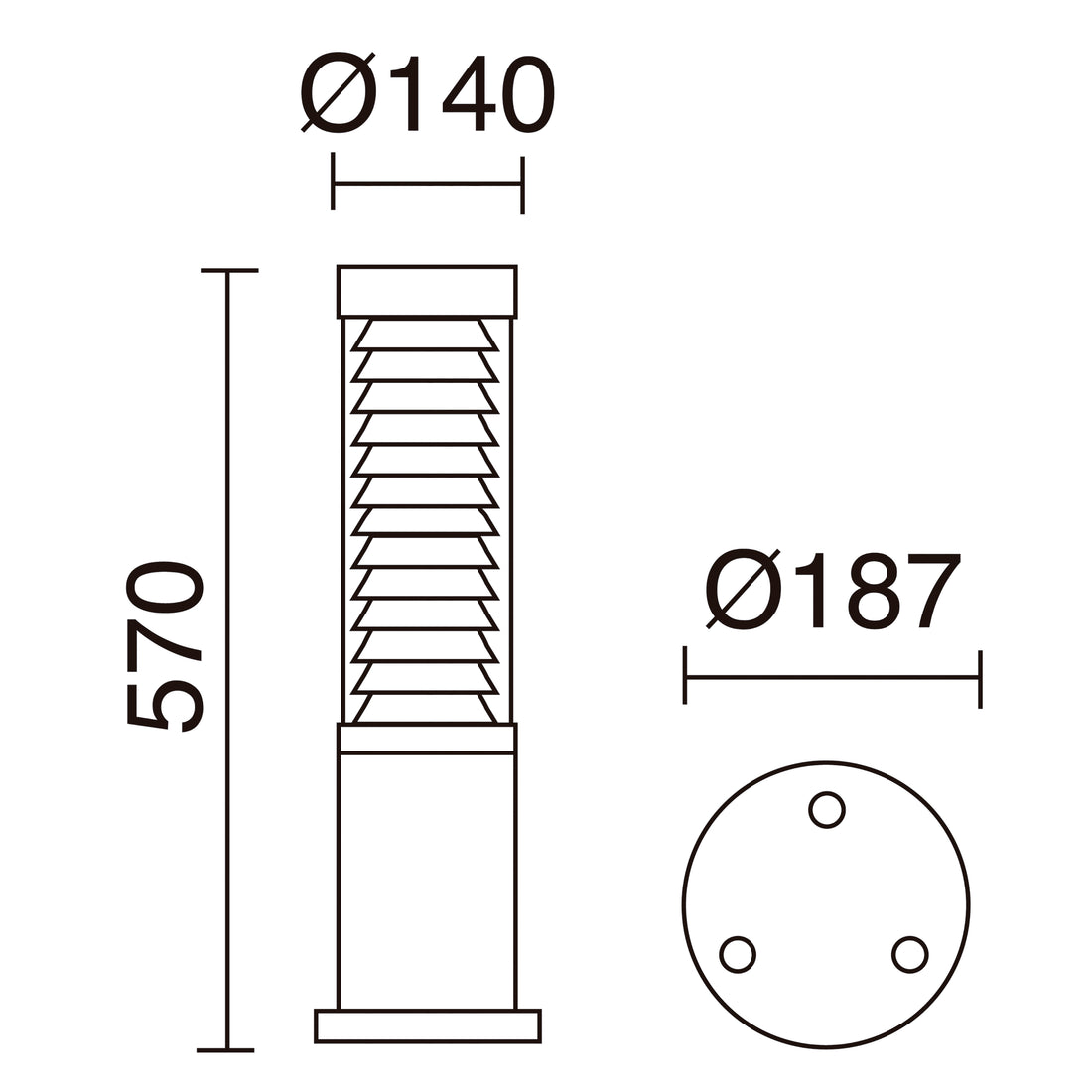 Luminaire extérieur | Maxima H 59,3 cm