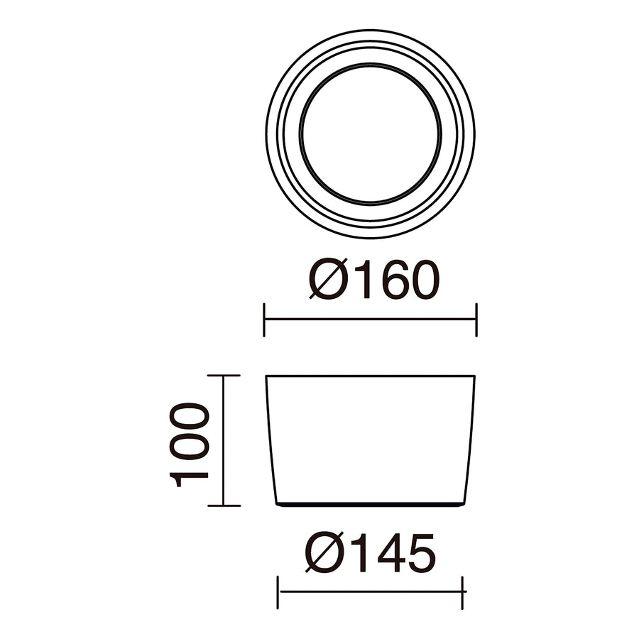 Plafonnier extérieur Mist IP55