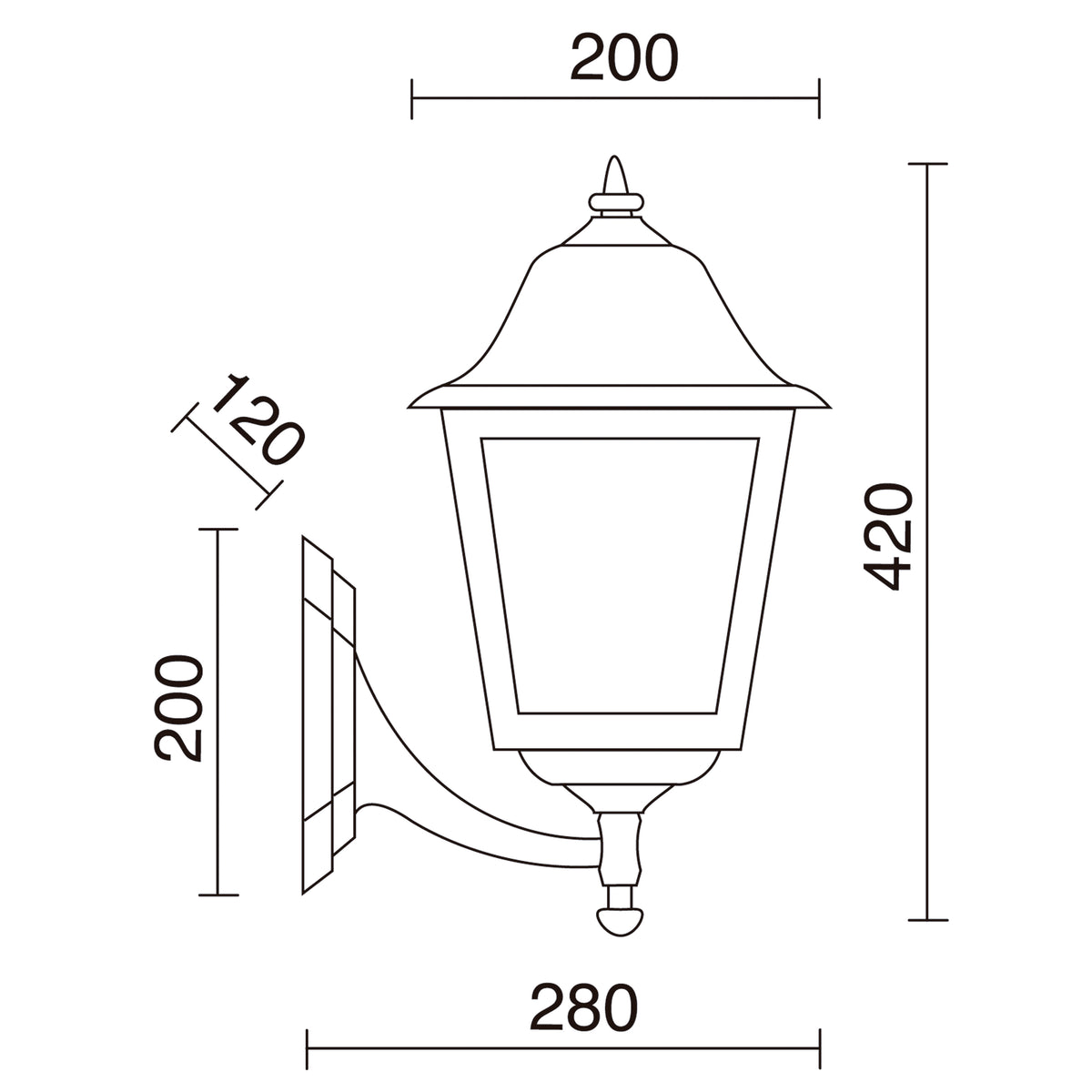 Applique extérieure ROB IP43