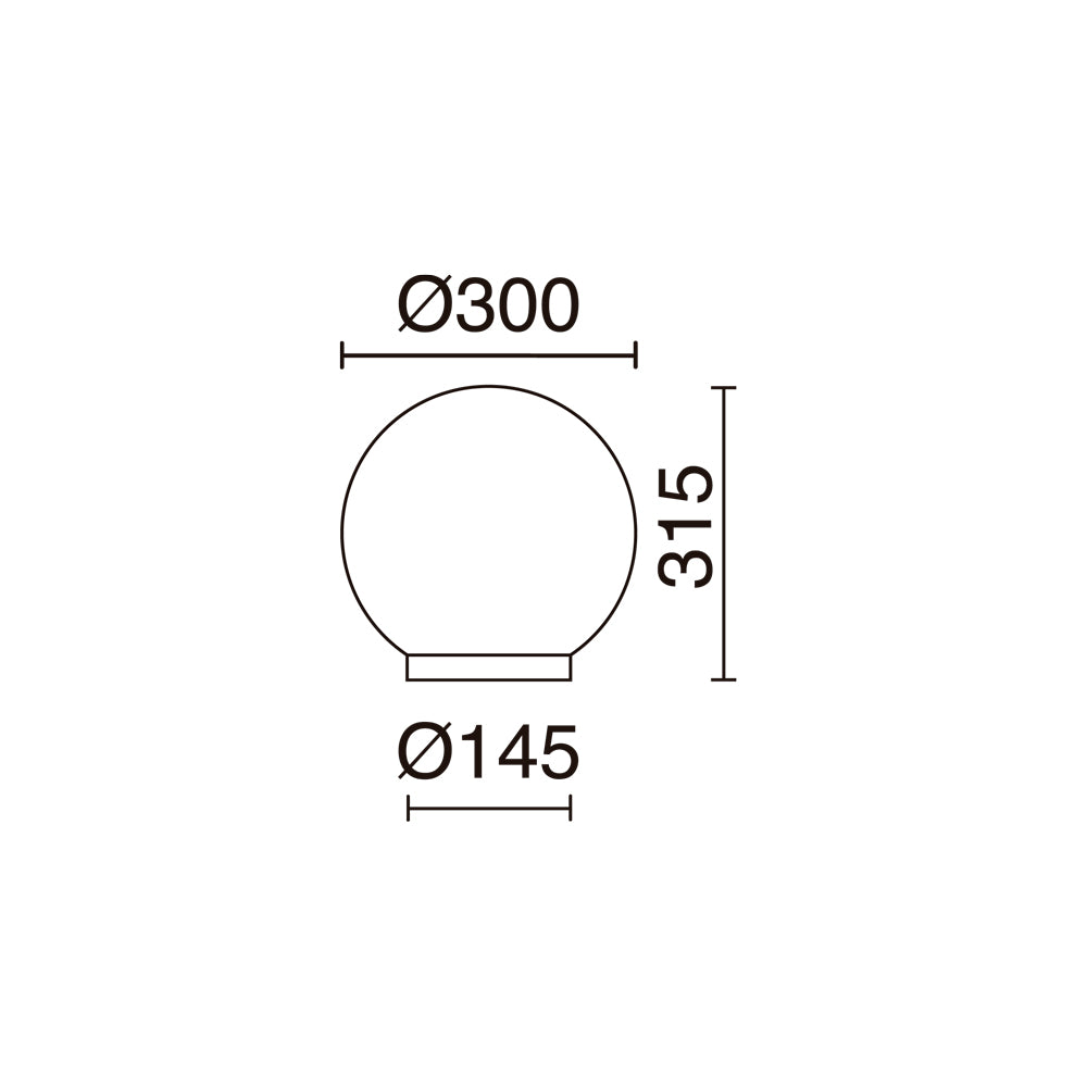 Borne extérieure VIC IP43, noir, H 31,5 cm