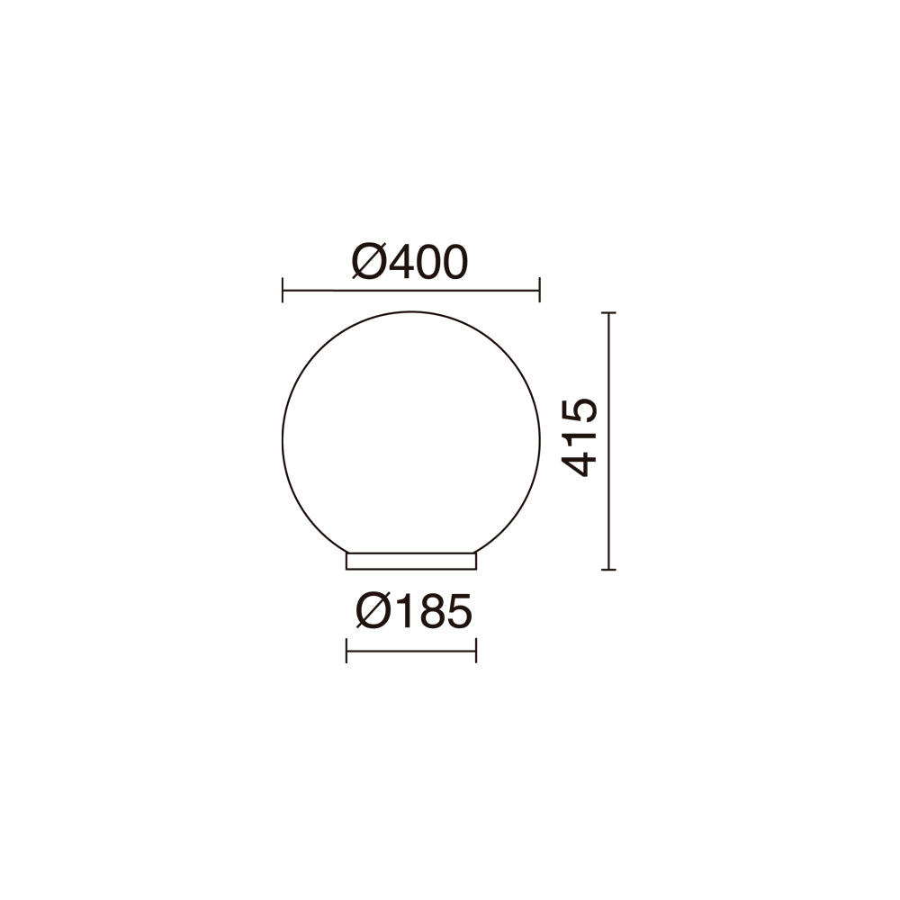 Borne extérieure VIC IP43, noir, H 41,5 cm