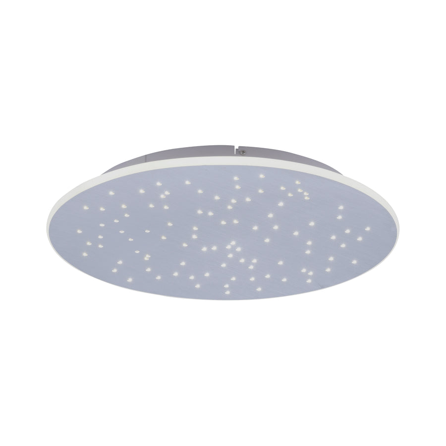 Plafonnier Q-Nightsky aluminium, L 48,5 cm