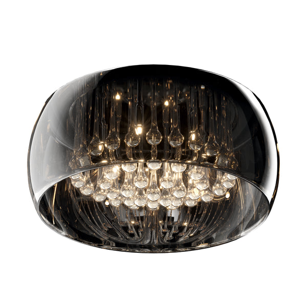 Luminaire plafonnier | Crystal Argenté