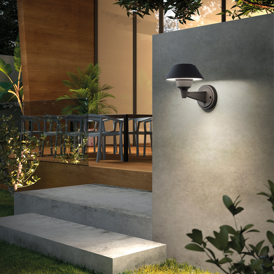 Applique extérieure Bucket IP65, anthracite, variable phase coupée, 3000 K