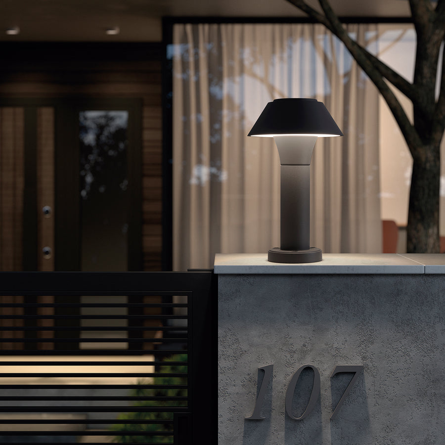 Borne extérieure Bucket IP65, anthracite, H 30 cm, 4000 K