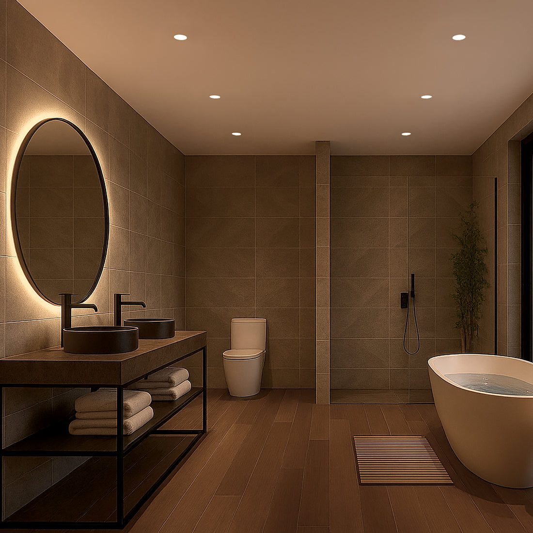 Spot encastrable Jano IP65, LED intégrée