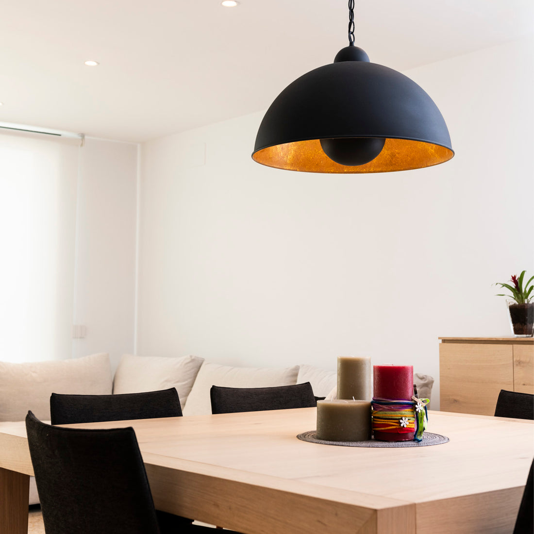Suspension luminaire | Tanna Noir