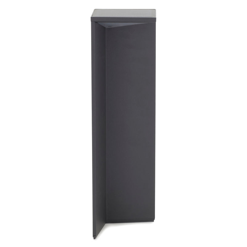 Borne extérieure Como solaire IP54, anthracite, H 34 cm
