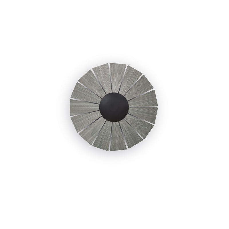Applique murale EYE petit modèle, noir bois foncé