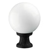 Borne extérieure Indura Globo IP65, noir, H 35 cm