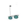 Suspension Krista 2 lumières, H 19 cm