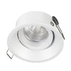 Spot encastrable orientable Leda rond, pour ampoule MR16 (GX5.3)