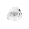 Spot encastrable orientable Leda rond, LED intégrée, variable DALI