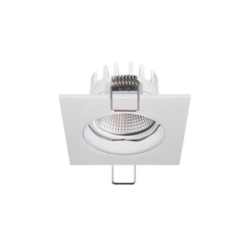 Spot encastrable Nix carré, LED intégrée, variable 1-10 V
