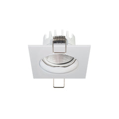 Spot encastrable Nix carré, LED intégrée, variable