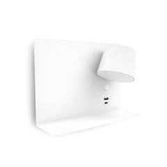Applique murale Serene liseuse USB, H 18 cm