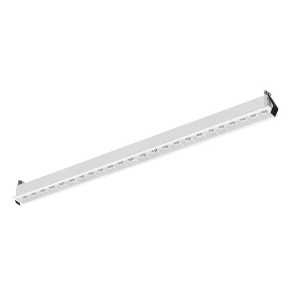 Luminaire linéaire encastré Sigma, LED intégrée, variable DALI